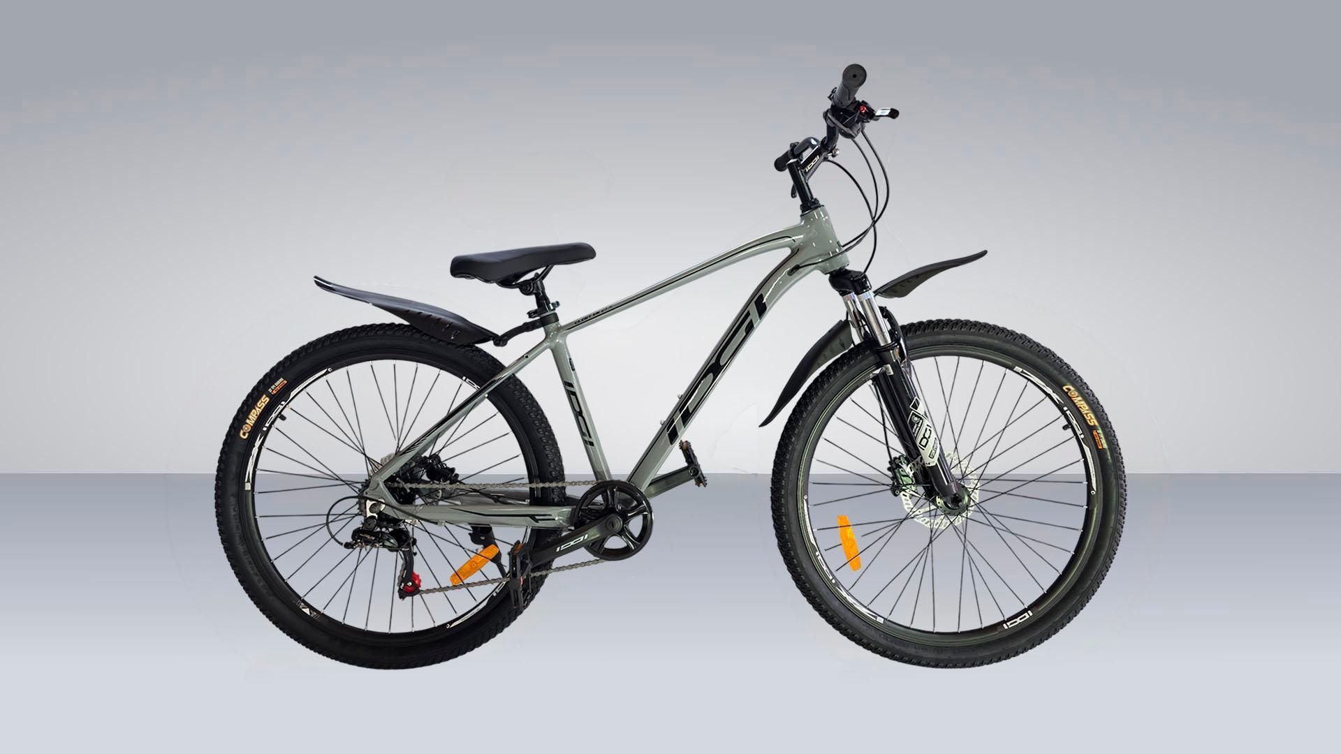 GLORY BR 27.5 серый-глянцевый Гидравлика,Кассета, Полированные швы